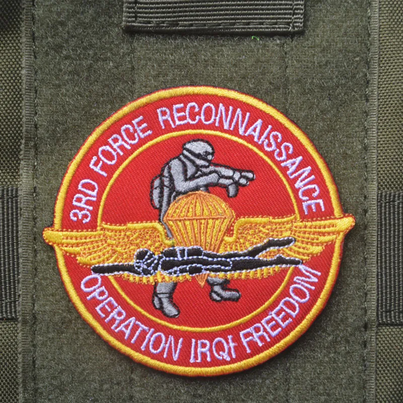 3RD FORCE RECONNAISSANCE Tactical Morale Patch OPERATION IRQI FREEDOM