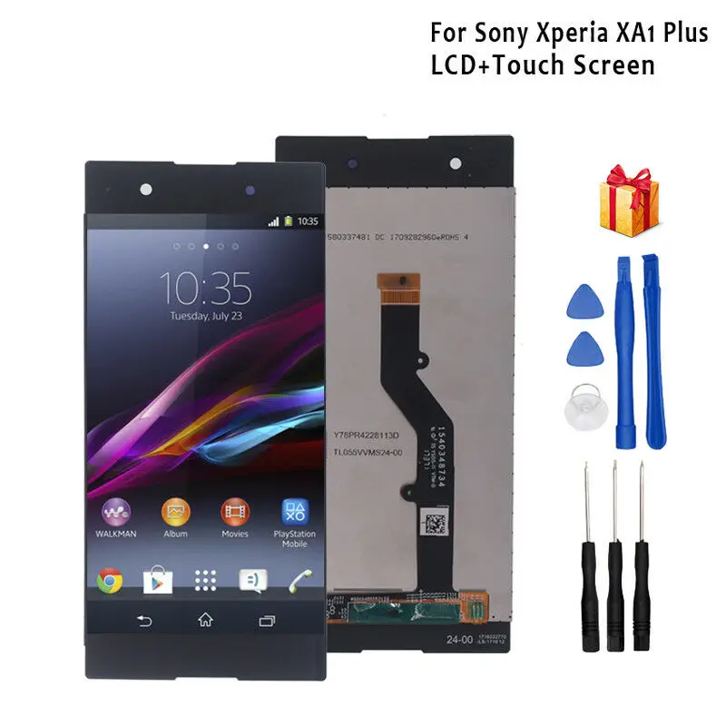 

100% Original Sensor LCD Display Touch Panel Screen Digitizer Assembly For Sony Xperia XA1 Plus G3412 G3416 G3426 Phone Parts