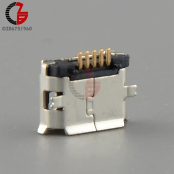 

10PCS Type B Micro USB 5P 5-pin Micro USB Jack 5Pins Micro USB Female Connector DIY