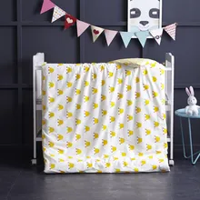 Одеяло детское хлопковое постельное белье из трех предметов для детского сада