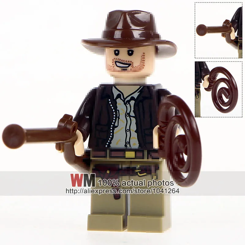 

Single Sale Dr. Henry JONES Jr. Movie Raiders of the Lost Ark Building Blocks Set Model Kits Bricks Toy