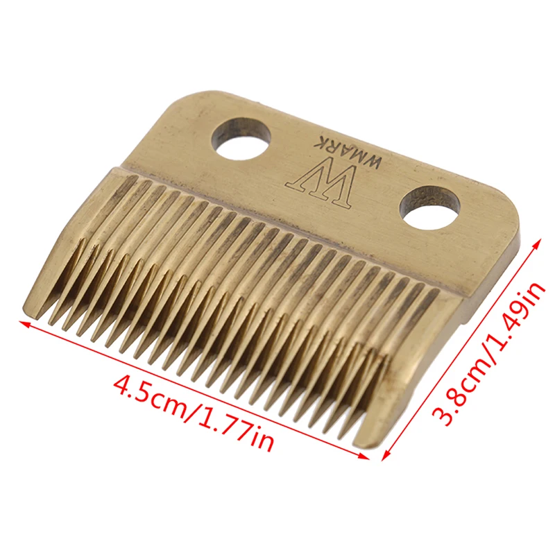 Movable Blade Professional Hair Clipper Blade High Carton Steel Clipper Accessories Golden For Choice Golden Screws