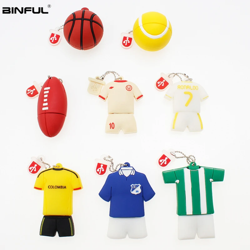 

No. 7 Jersey Usb Flash Drive 4GB 8GB 16GB Pen Drive 32GB 64GB 128GB High Quality Pendrive Cartoon Usb Stick Gift Free Shipping