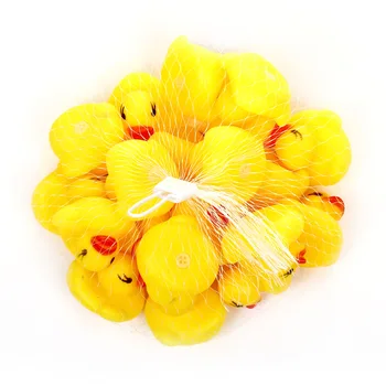 

20pcs/set Cute Mini Rubber Duck Children Bathing Swimming Toys Squeeze Sounding Dabbling Toys Bath Toy