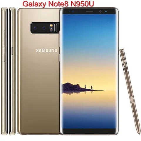 Samsung Galaxy Note8 Note N950U Original Unlocked LTE Android Cellphone Octa Core 6 3  Dual 12MP RAM 64G ROM Snapdragon 835