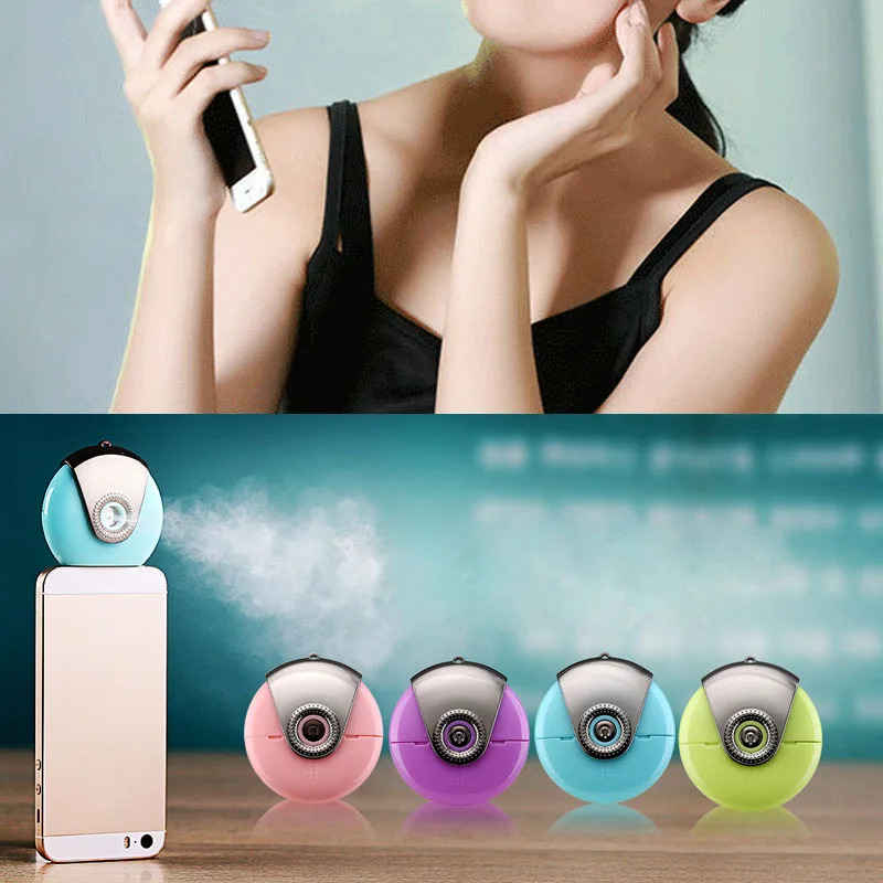

New Arrival Moisturizing Humidifier For Mobile Phone Beauty Instrument Portable Water Replenishment Mini Humidifier VBZ71 T40