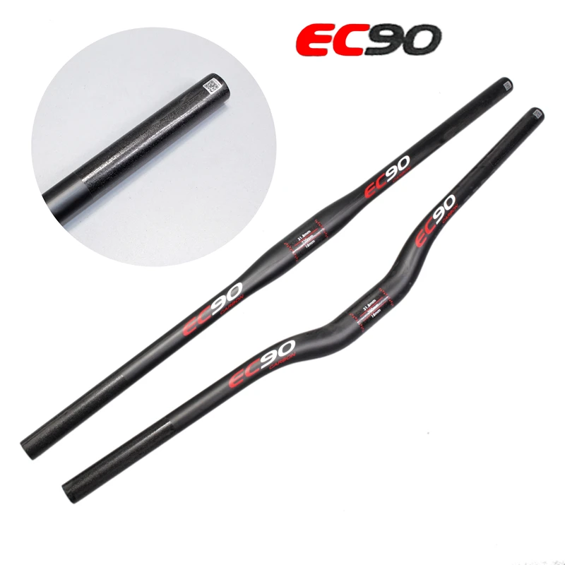 

new EC90 full Carbon fiber MTB/Mountain Bicycle Bend Riser Handlebar/Straight Flat Handlebar UD Matte 31.8mm*600-760mm