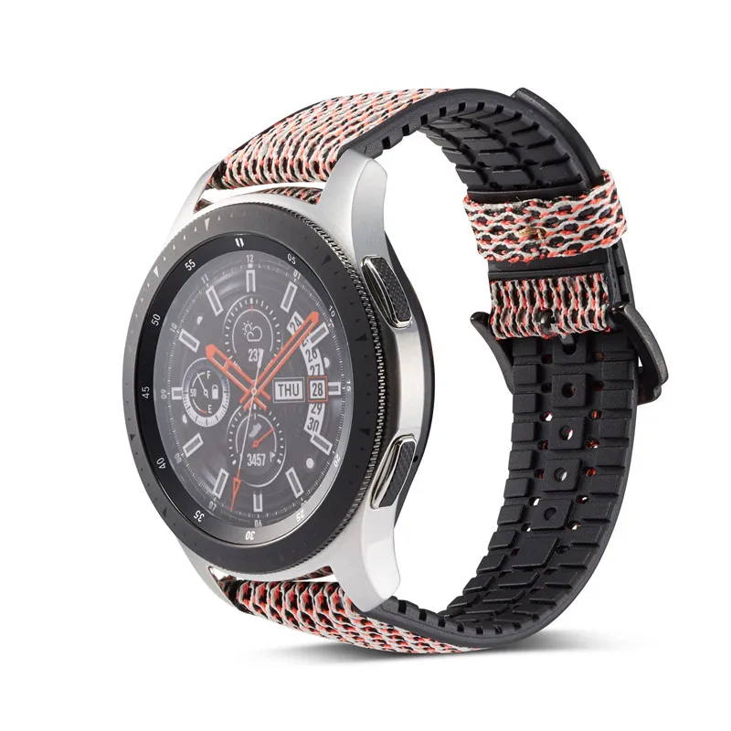 Silicone Strap 22/20mm for Samsung Gear S3 s2 Frontier Classic galaxy watch active 42mm 46mm band huami amazfit bip huawei GT 2