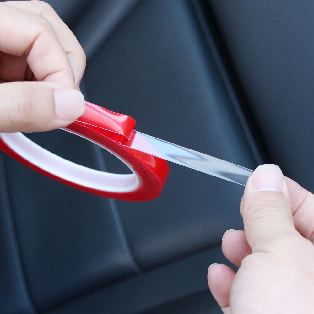 

3000mm Transparent Silicone Double Sided Tape Sticker For Car High Strength High Strength No Traces Adhesive Sticker Car Styling