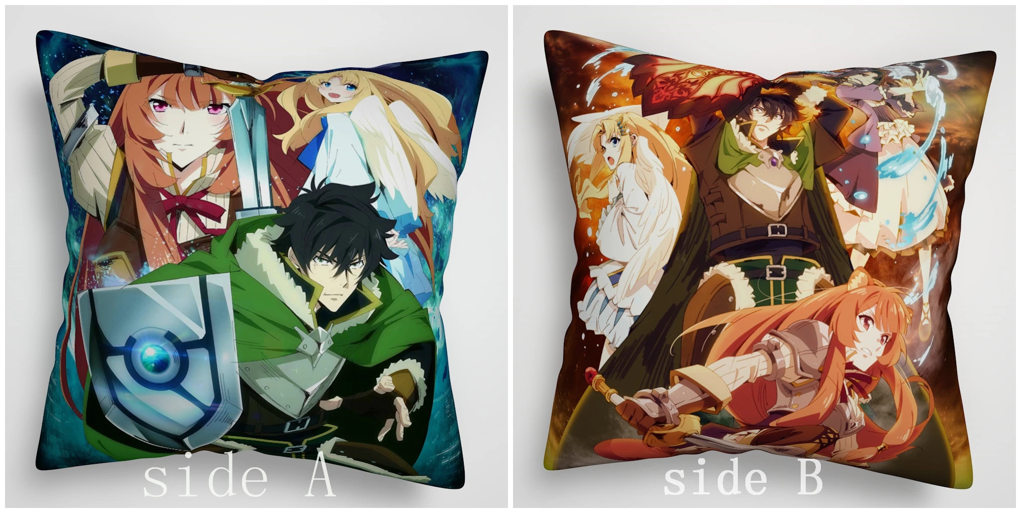 

Suef Anime Manga Tate no Yuusha no Nariagari Anime two sided Pillow Cushion Case Cover 1106
