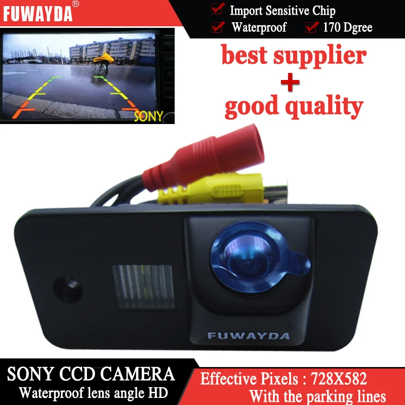 

FUWAYDA SONY Car RearView Reverse Back Up Parking Camera 170 degree Wide Angle for AUDI A3 S3 A4 S4 A6 A6L S6 A8 S8 RS4 RS6 Q7