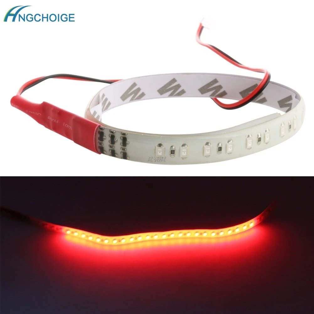

DC 12V 30cm 3528 32LED Knight Rider Flash Strobe Scanner Neon Strip Light Red