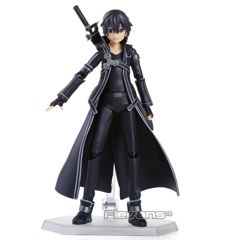 Anime Sword Art Online kirigaya kazuto Figma 174 PVC Action Figure Collectible Model Toy 15CM