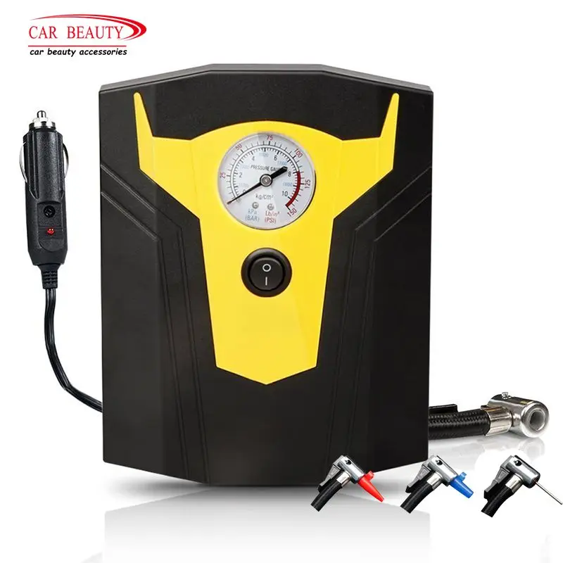 Portable Electric Car Tire Inflator Pump 12V Car Air Compressor