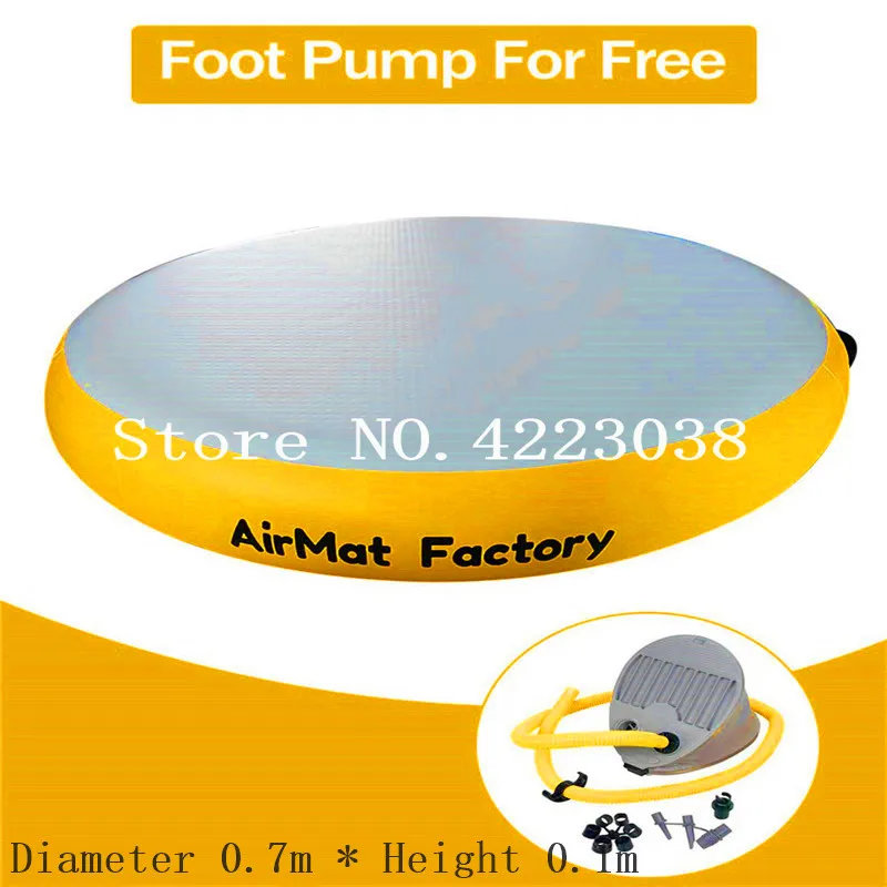 

Free Shipping Airspot Round Air Floor Air Track for Gym Training Diamete 0.7m