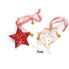 Christmas decorations for home 12pcs vintage metal Christmas star with small bell Christmas tree decoration 2022 merry christmas ► Photo 2/6