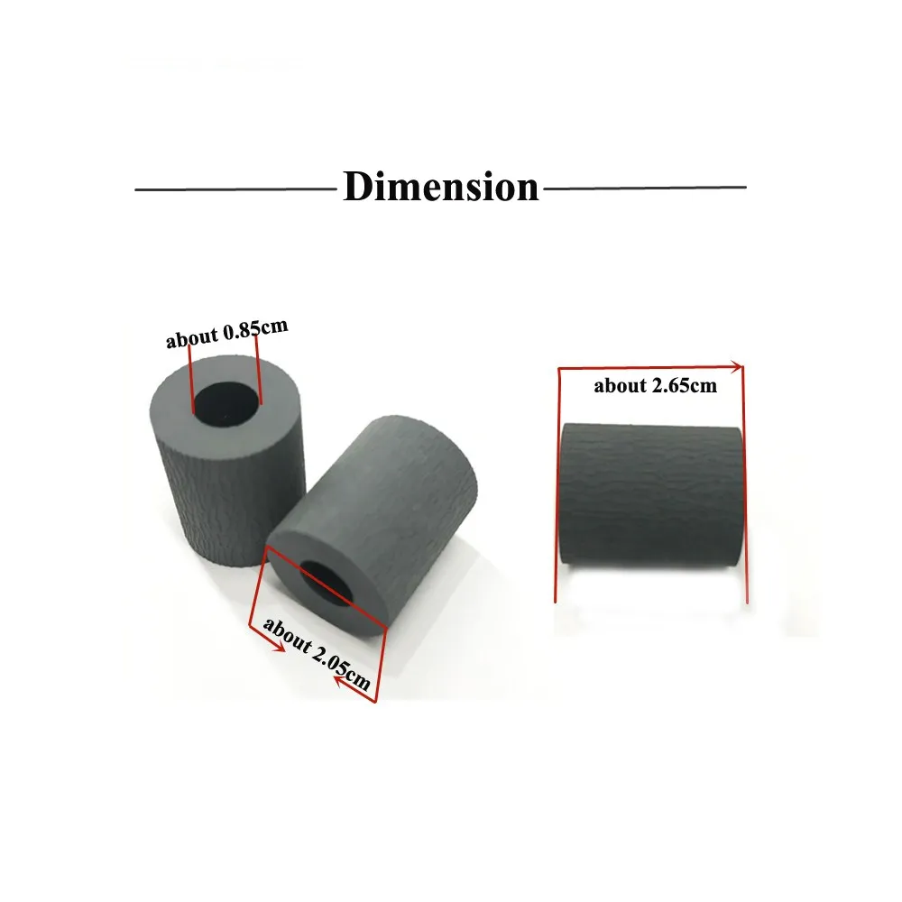100pcs cinza Captura De Papel pneu Rolo