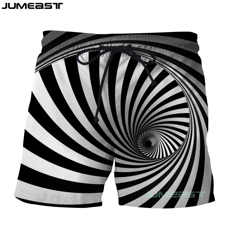 Jumeast Брендовые мужские женские и 3d-принты визуальные иллюзии шорты Плавки новые