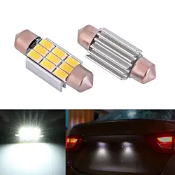 2 х 36 мм Pure White CANbus C5W лампы для samsung 5630 SMD номерной знак света для Kia Sportage Cerato