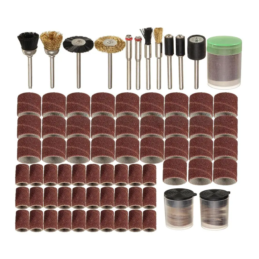 150Pcs Rotary Power Tool Set For 1/8inch Shank Sanding Polish Accessory Bitin Power Tool