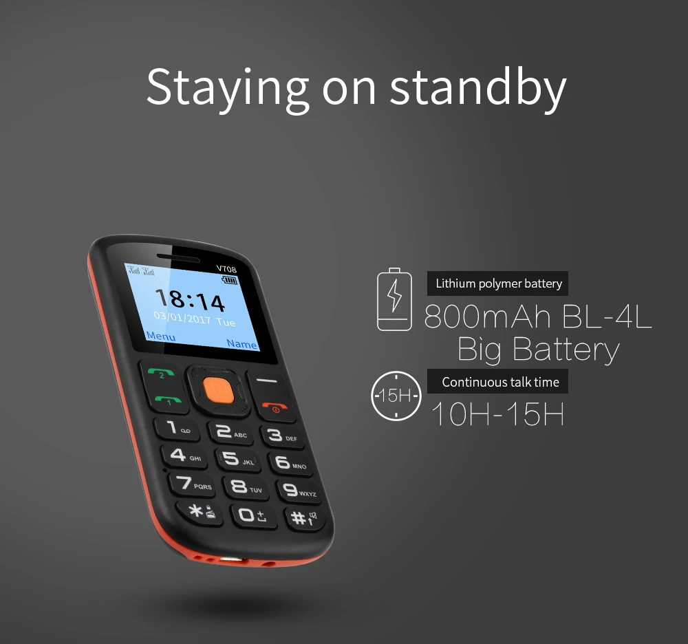 Uniwa V708 Feature Mobile Phone Charging Cradle Senior Kids Mini Phone Russian Keypad 2G GSM Push Big SOS Button Key Cellphone Uniwa V708 Feature Mobile Phone Charging Cradle Senior Kids Mini Phone Russian Keypad 2G GSM Push Big SOS Button Key Cellphone