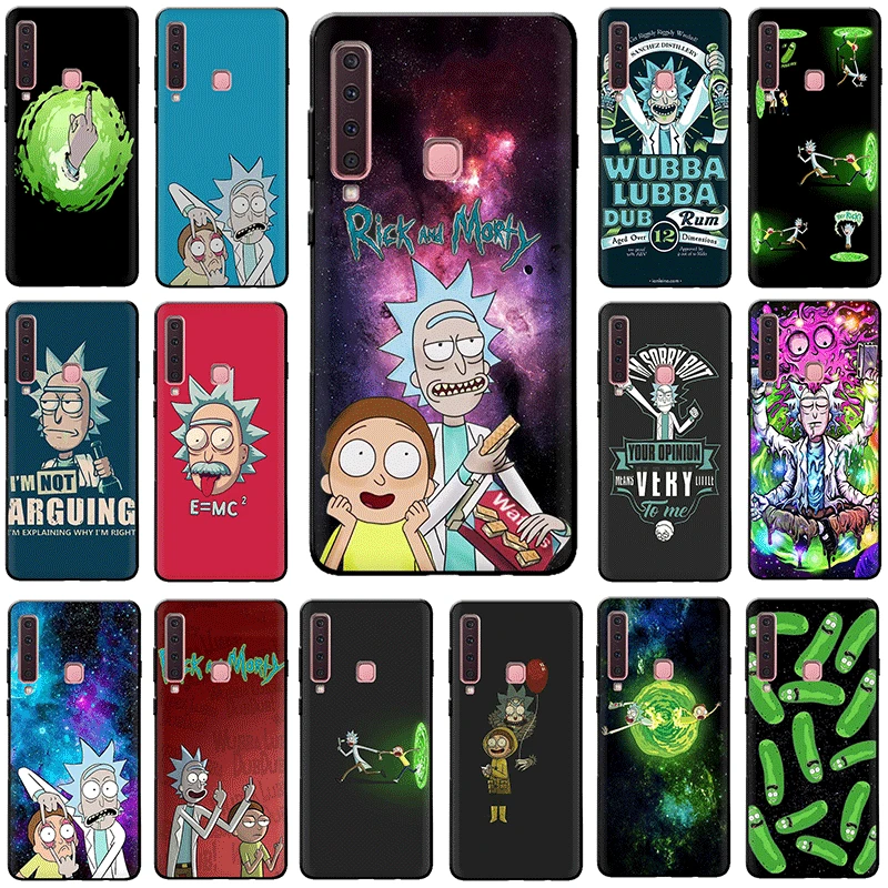 

Rick And Morty Soft Silicone phone case for Samsung GaLaxy A3 A5 A6 A7 A8 A9 2018 A10 A30 A40 A50 A70 J6