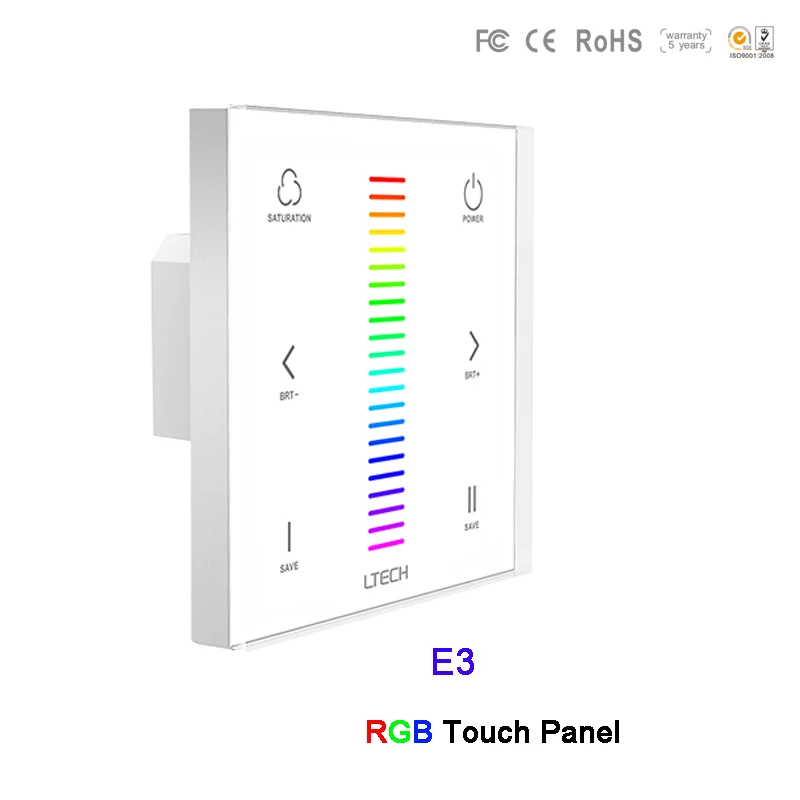 E1/E1S/E2/E3/E3S настенное крепление 2.4GH RF затемнения/CT/RGB led переключатель сенсорной