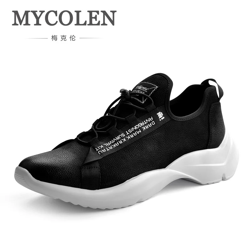 MYCOLEN Hot Sale Spring/Autumn Casual Shoes Men Sneaker Comfortable Fashion Genuine Leather Lace-Up Male Shoes Sapatenis цена MYCOLEN Hot Sale Spring/Autumn Casual Shoes Men Sneaker Comfortable Fashion Genuine Leather Lace-Up Male Shoes Sapatenis цены онлайн