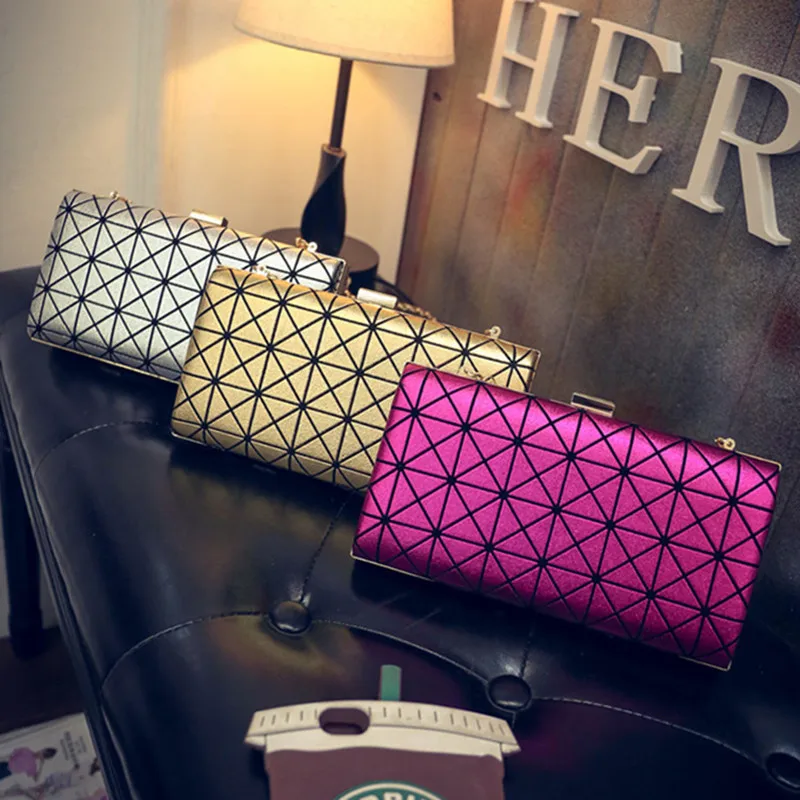 

Women Messenger Bags 2017 New Fashion Chains Crossbody Bags Diamond Lattice Shoulder Bag Famous Brand Women Leather Handbag