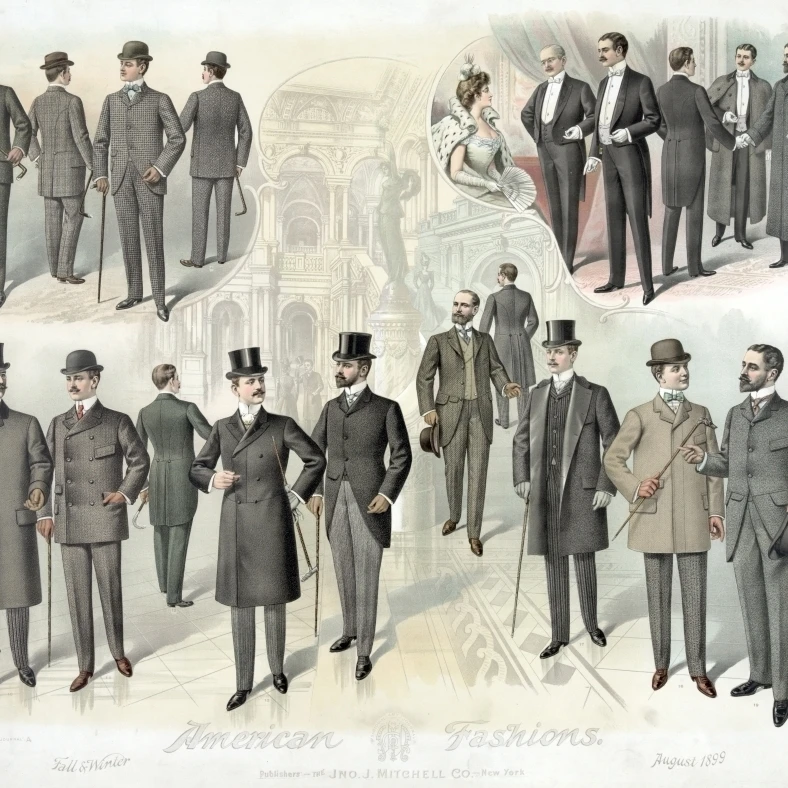 American Fashions  1899 Poster Print by Science Source (36 x 24)