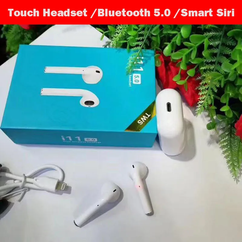 Original i11 1:1 Air pods i10 TWS wireless Bluetooth Touch Earphone ...