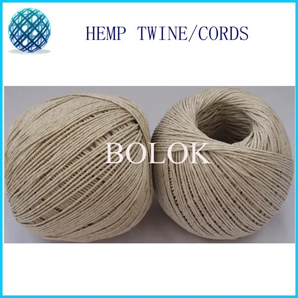 TWINE-1MM-WAXED: 1mm Hemp Twine Ball