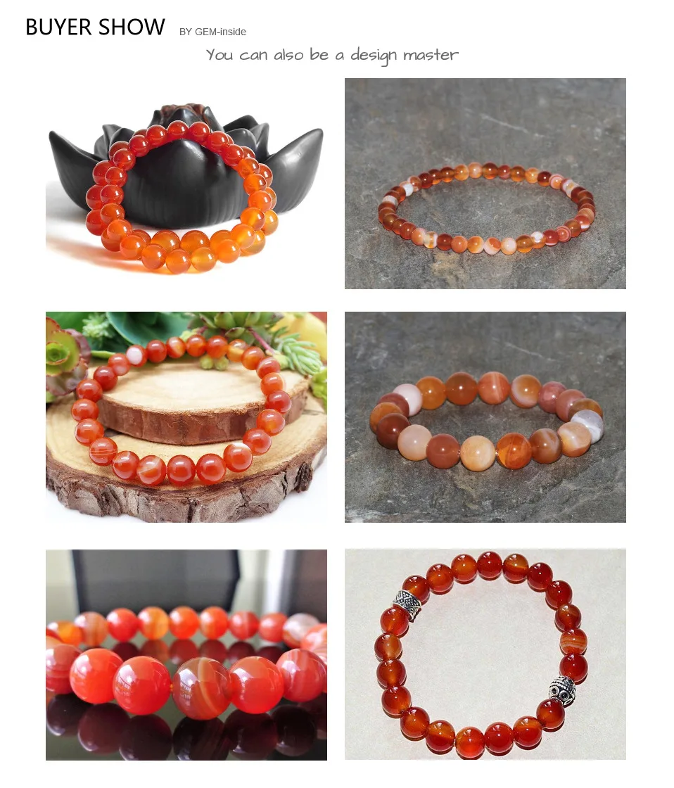 Натуральный Красный carnelian, круглые бусины для изготовления ювелирных изделий 15 дюймов рукоделие ювелирные бусины для браслетов Цепочки и ожерелья делая 6 мм 8 мм 10 мм