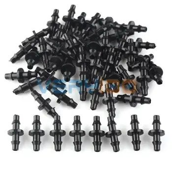 

50pcs Agricultural Garden Lawn Irrigation 1/4" Water Hose Connector