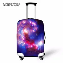 

TWOHEARTSGIRL Durable Luggage Protective Cover Galaxy Star Universe Space Suitcase Cover for 18-32 Inch Case Travel Accessories