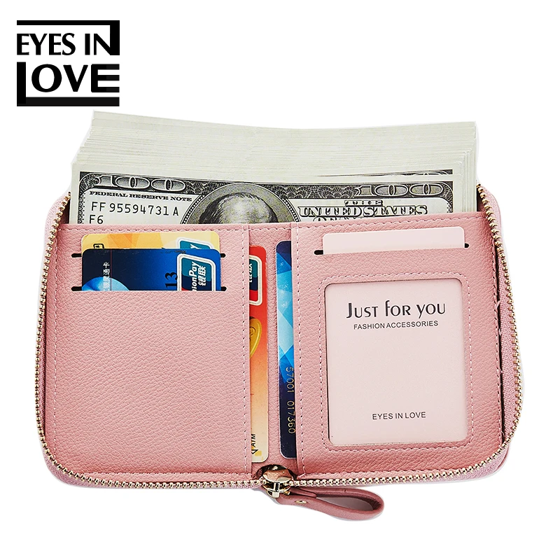 EYES IN LOVE новый маленький клатч на молнии кошелек для женщин кожаная сумка с