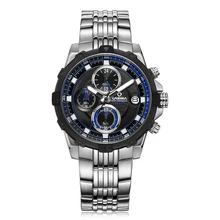 Роскошные Брендовые мужские часы, многофункциональные спортивные кварцевые наручные часы, модные роскошные светящиеся часы с таймером, водонепроницаемые 100 м CASIMA#8306