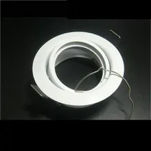 GU10 MR16 лампа подставка Железный Держатель потолочного светильника внешний диаметр 85 мм Внутренняя 50 мм 100 шт