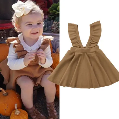 

Infant Toddler Newborn Baby Girls Dresses Princess Flower Cotton Pageant Party Tutu Strap Dress Baby Girls Clothing 2018 New