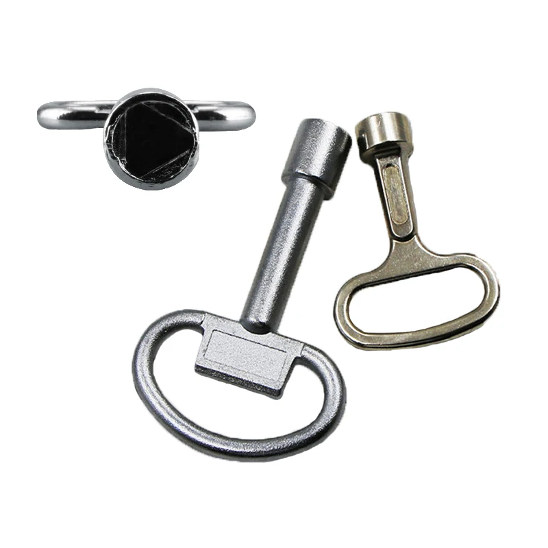 

Geoeon Multifunction Universal Wrench Key Plumber Keys Square Triangle Train Electrical Cupboard Box Elevator Cabinet Alloy D67