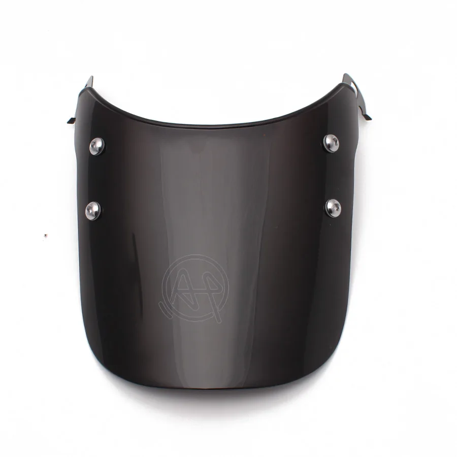 Skup Czarny przezroczysty motocykle niestandardowy kompaktowy Sport deflektor wiatrowy Retro szyba przednia 4 7 reflektor uniwersalny pasuje do Yamaha Harley