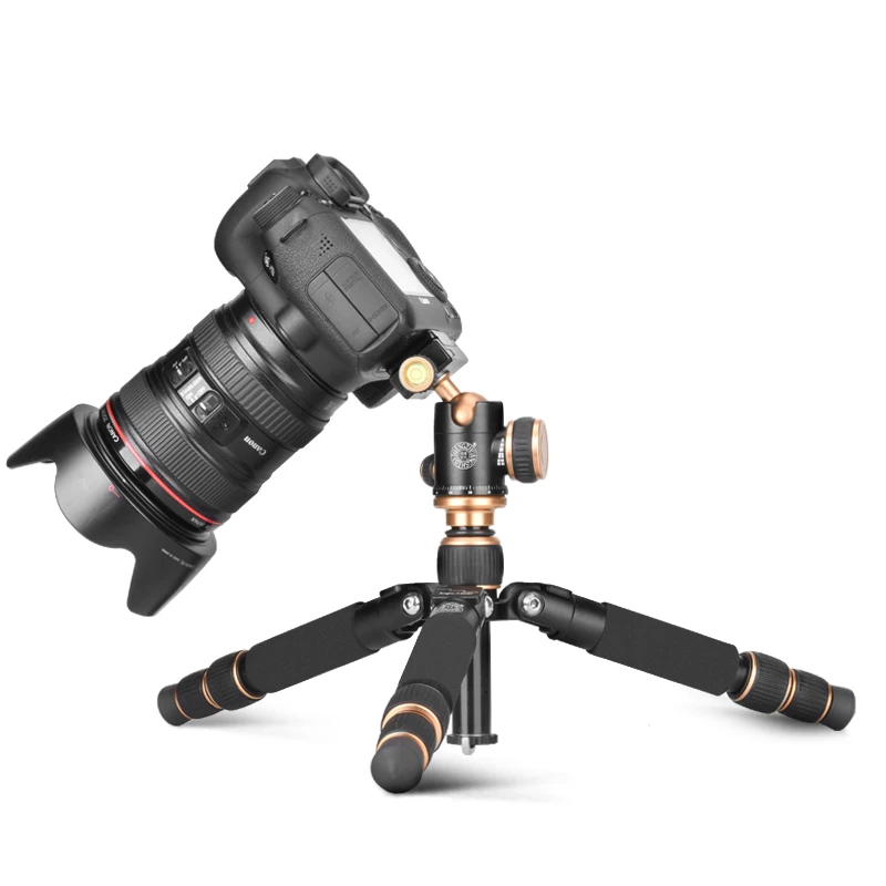 Portable Travel Aluminum Mini Table Tripod With Ball Head Quick Release Plate For SLR DSLR Digital Camera Smartphone DV Iphone
