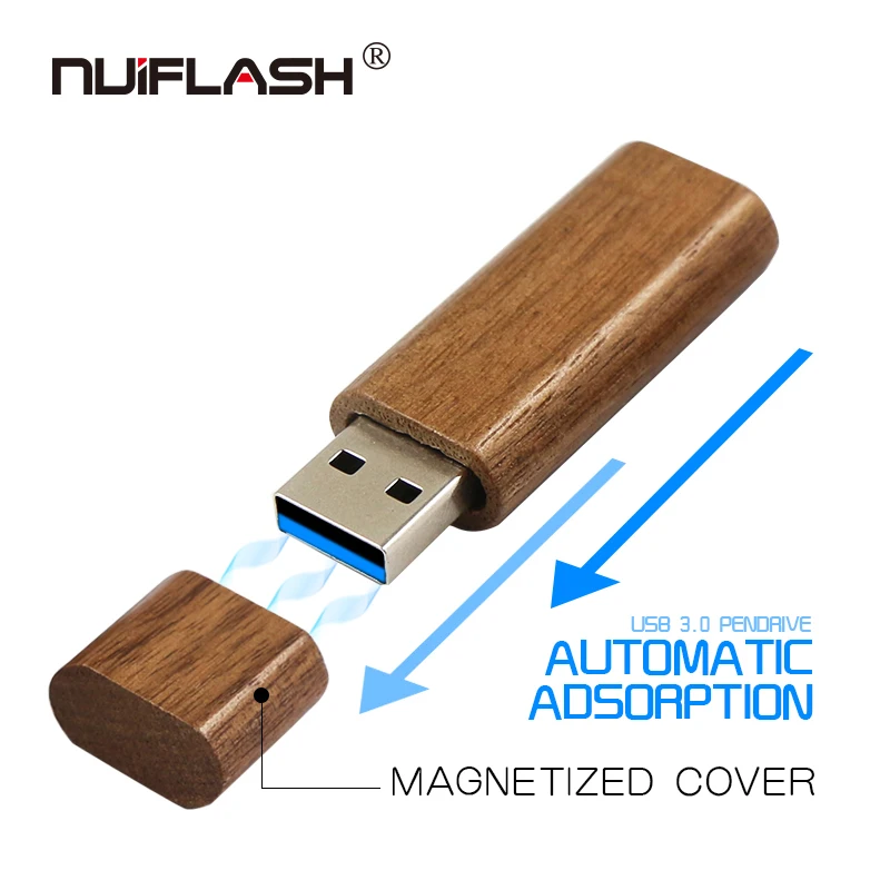 Nuiflash деревянные USB флеш-накопители 16 ГБ 32 ГБ 64 ГБ 128 ГБ USB 3,0 флеш-накопитель U диск