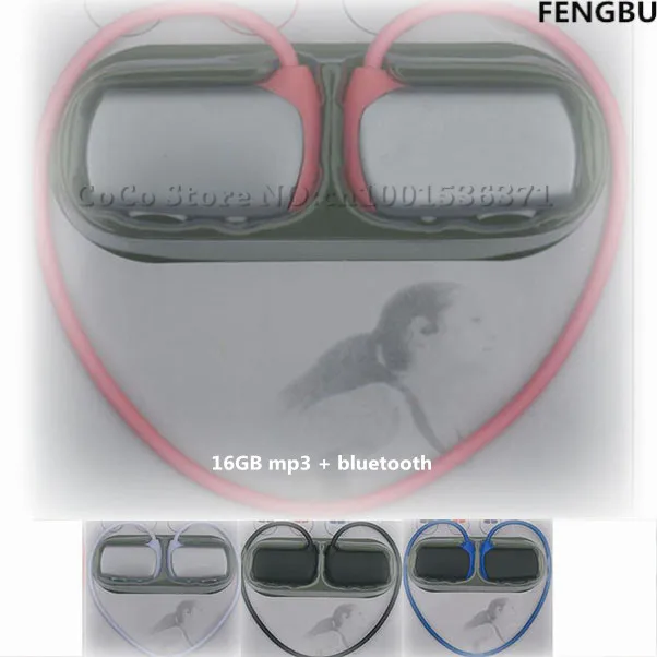 Fengbu 16 ГБ Беспроводной walkman mp3 плеер наушники серии Sport ws615 W262 W273 спортивные bluetooth