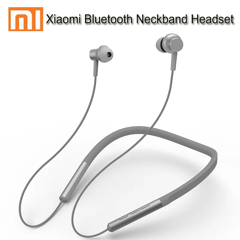 Оригинальная Bluetooth гарнитура Xiaomi с шейным ободом гибридный двойной драйвер apt X