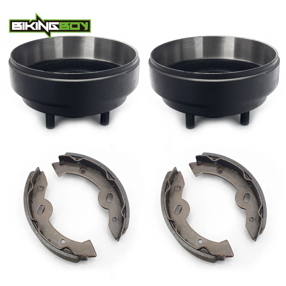

BIKINGBOY Club Car Golf Cart Brake Shoe & Drum Hubs For EZGO Electric Vehicles 1982-UP 2 Cycle Gas Vehicles 1982-1993