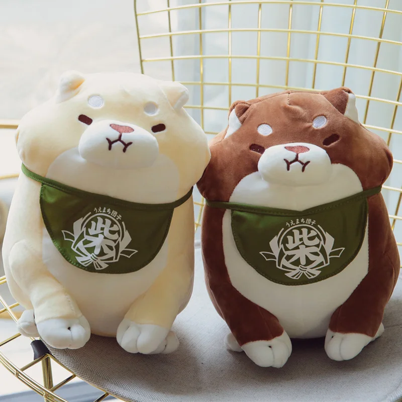 30/40 см Мягкая Плюшевая Игрушка Angry shaba Inu Dog пухленькая кукла подушка для детей