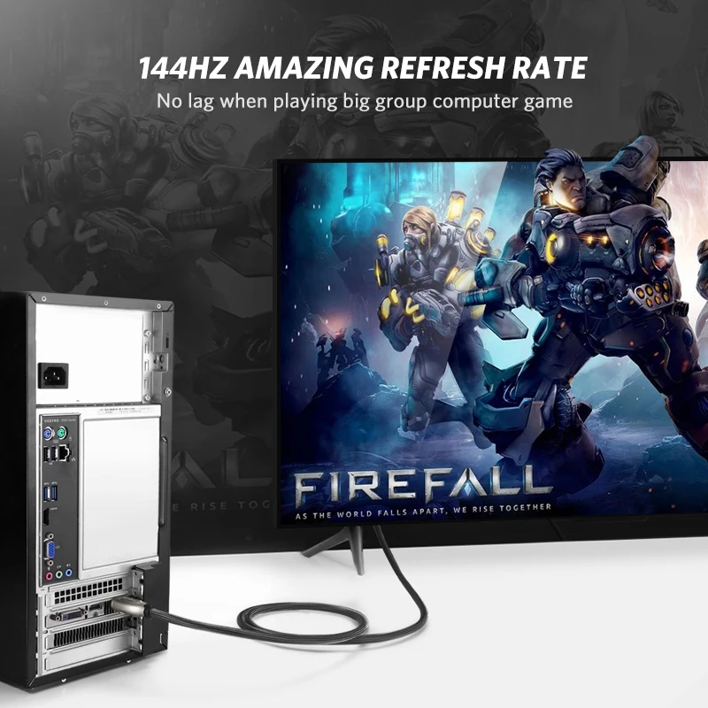 Ugreen كابل 144Hz عرض ميناء DisplayPort كابل 1.2 4 K 60Hz ل HDTV بطاقة جرافيكس العارض DisplayPort إلى ديسبلايبورت كابل Ugreen كابل 144Hz عرض ميناء DisplayPort كابل 1.2 4 K 60Hz ل HDTV بطاقة جرافيكس العارض DisplayPort إلى ديسبلايبورت كابل