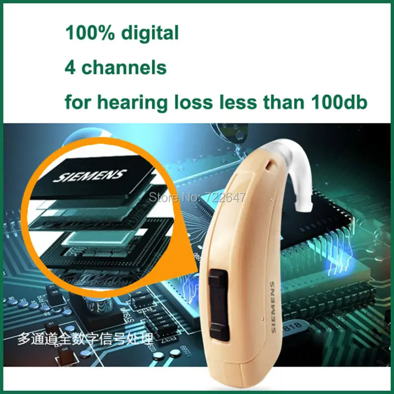 Buy 4 Channels Siemens Bte Hearing Aid Aids Fast P