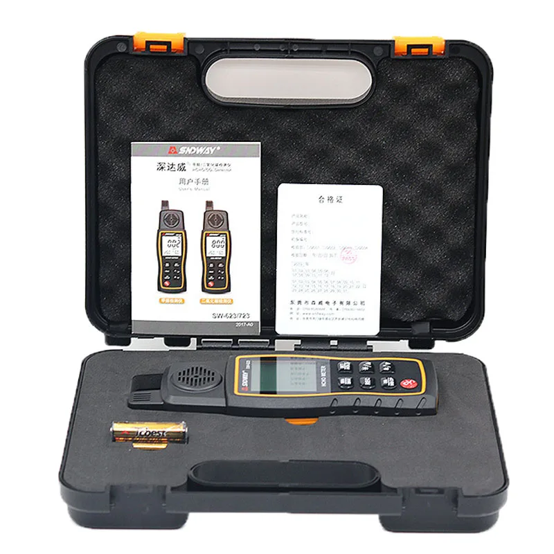 SNDWAY SW623 Digital Formaldehyde Detector Meter Formaldehyde Air Quality Tester Sensor 0-2.50mg/m3